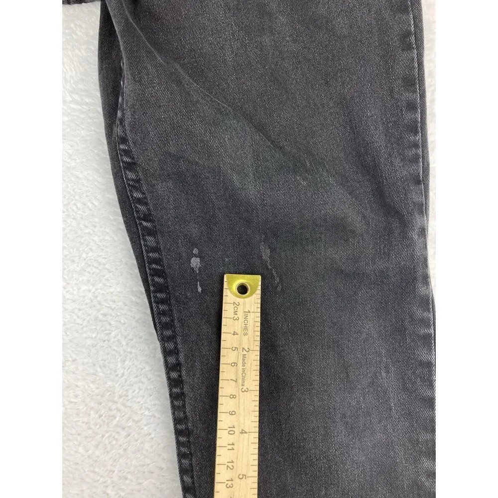 Levi's 511 Mens Jeans Black Size‎ 34x32 (34x31 Measured)